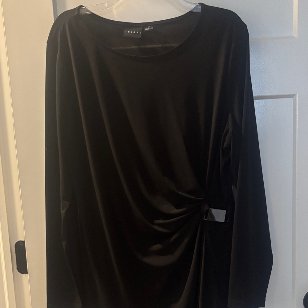 Tribal Black Women's Top